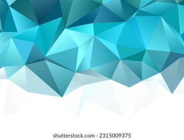 Abstract decorative low poly design background