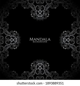 Abstrakter, dekorativer Mandala-Designhintergrund