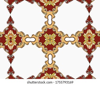 Abstract decorative multicolor texture kaleidoscopic pattern computer generated fractal design.