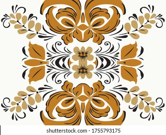 Abstract decorative multicolor texture kaleidoscopic pattern computer generated fractal design.