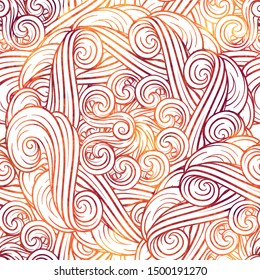 Abstract decorative ornamental seamless pattern.
