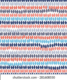 Abstract decorative pattern. Decorative ethnic background with rows of leaves