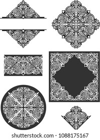 Abstract Decorative Pattern Set