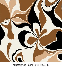 Patrón decorativo abstracto. Ilustración vectorial.