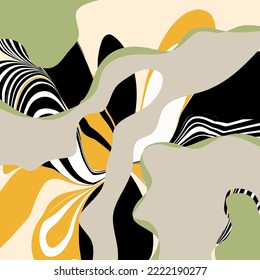 Abstract decorative pattern. Vector Illustration.