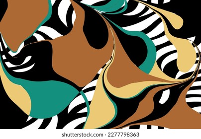 Abstract decorative pattern. Vector Illustration.
