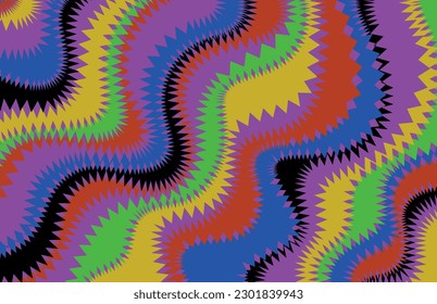 Abstract decorative pattern. Vector Illustration.