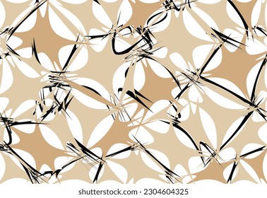 Patrón decorativo abstracto. Ilustración vectorial.