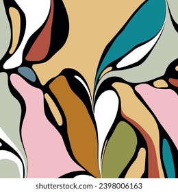 Abstract decorative pattern. Vector Illustration.