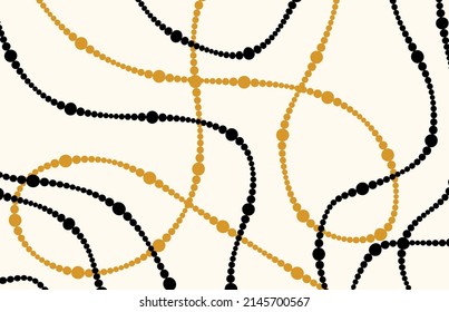 Abstract decorative pearl pattern. Vector Illustration.