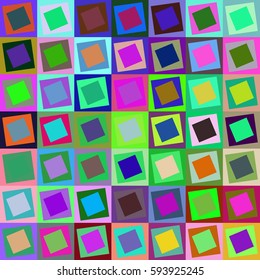 Abstract decorative pixelated colorful texture. Seamless pattern. vector illustration.