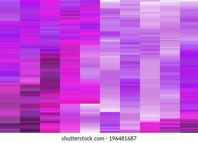 Abstract decorative pixels build illusion.