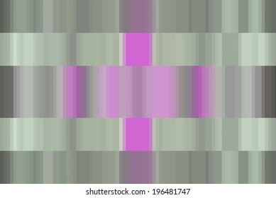 Abstract decorative pixels build illusion.