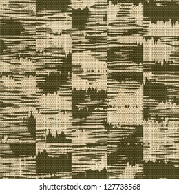 Abstract decorative refracted geometric print. Seamless pattern. Vector.