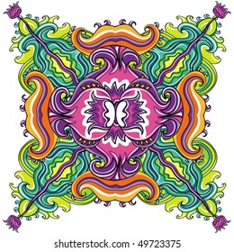 Abstract decorative seamless background