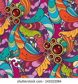 Abstract decorative seamless pattern