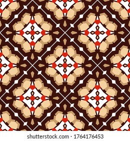 Abstract decorative seamless pattern with geometric shapes. Texture designs can be used for backgrounds, textile, wallpapers, fabrics, gift wrapping, templates. Design Paper For Scrapbook. Vector
