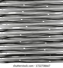 Abstract decorative seamless pattern with lines. Doodle vector illustration.