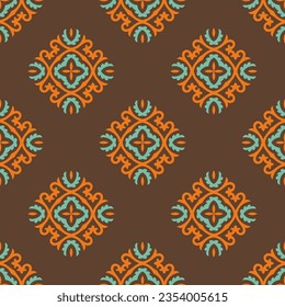 Abstract decorative seamless pattern with ornamental elements. Texture designs can be used for backgrounds, textile, wallpapers, fabrics, gift wrapping, templates. Design Paper For Scrapbook. Vector