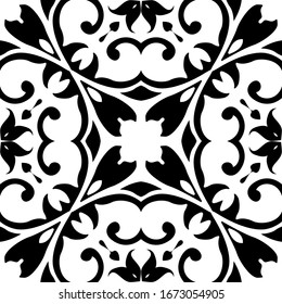 Abstract decorative seamless pattern, vector illustration