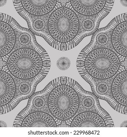 Abstract decorative seamless pattern. Vector illustration