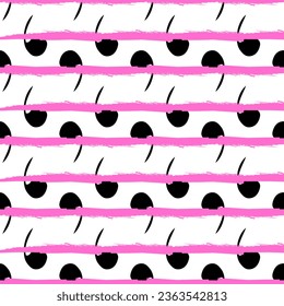 Abstract decorative seamless pattern. Vector background. 