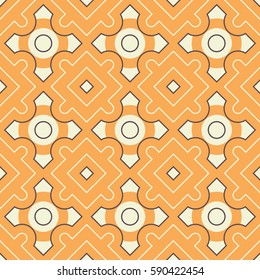 Abstract decorative seamless pattern. Vector graphic background for your newest project.