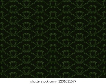 Abstract decorative seamless pattern in vintage style