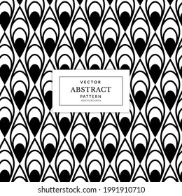 Abstract decorative seamless scales pattern and texture. Abstract peacock tail feathers seamless pattern.