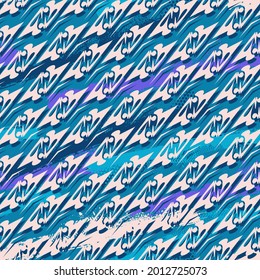 Abstract decorative seamless unique pattern with repeat abstract elements and grunge spots