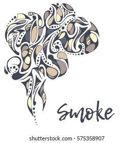 Abstract decorative smoke