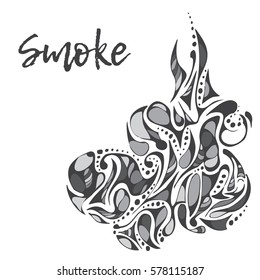 Abstract decorative smoke