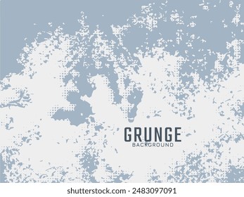 Abstract decorative soft blue grunge background design vector