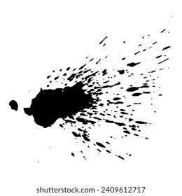 Abstract decorative spot, blot.Vector graphics.