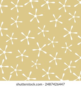 Abstract decorative star pattern. Vector Illustration.