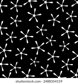 Abstract decorative star pattern. Vector Illustration.