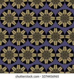Abstract decorative stars. Vector illustration background