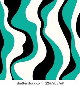 Abstract decorative striped pattern. Vector Illustration