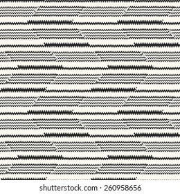 Fondo de zigzag sutilmente texturado con rayas abstractas. Patrón sin problemas. Vector.