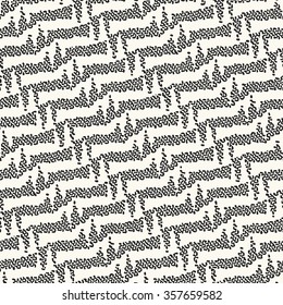 Abstract decorative strokes. Seamless pattern.