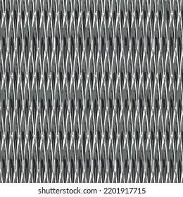 Abstract decorative texture with colorful black zig zag pattern. Illustration.Colorful horizontal kaleidoscopic pattern for textile, ceramic tiles, wallpapers and design