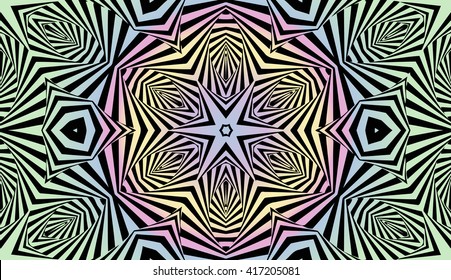 abstract decorative texture pattern elements of geometric figures in the form of a circle on gradient background