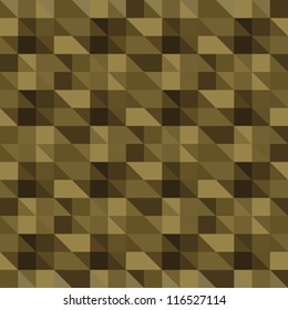 Resumen decorativo texturizado de fondo khaki píxeles. Patrón sin foco. Vector.