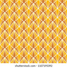 Abstract Decorative Tile. Geometric Seamless Pattern. Floral background.