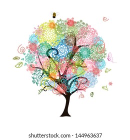Abstract decorative tree