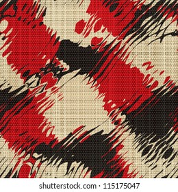 Abstract decorative urban print background. Seamless pattern. Vector.