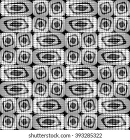 Abstract decorative vector background texture. Gray blocks modules.