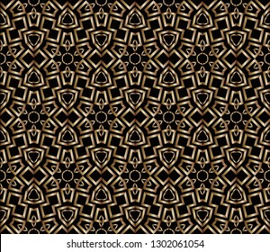 Abstract decorative vintage texture. Illustration for design. geometric seamless pattern. The background image. Modern solution for finishing the rooms with metal mosaics. Popular trend. 