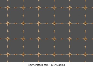 Abstract decorative vintage texture.  Illustration for design. seamless pattern with golden , silver  elements .Design for decor, prints, textile, furniture, cloth, digital Vector illustration   