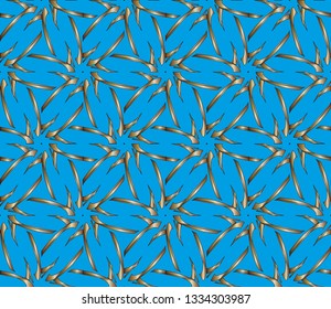 Abstract decorative vintage texture.  Illustration for design. Seamless pattern with golden elements .  Vector illustration
